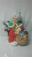 Ceramic Mrs Claus Christmas Decor