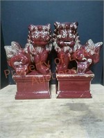 Bombay China Lion Book ends