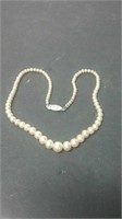 String Of Pearls With Sterling Silver Clasp