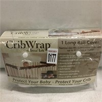 CRIB WRAP 1 LONG RAIL COVER