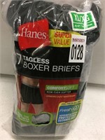 HANES 7 TAGLESS BOXER BRIEFS XL