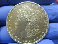 1880-O morgan silver dollar