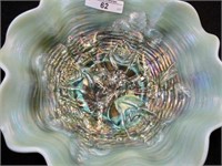 Northwood 8 1/2" AO Rose Show bowl. Tons of