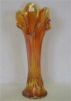 Parlor Panels 12" vase - marigold