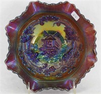 Windmill ruffled bowl - purple