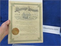 1922 bartholomew county wedding license