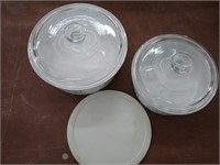 Round Corning Ware Baking Dishes With Lids