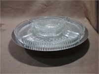 Lazy Susan with Chip & Dip Bowls