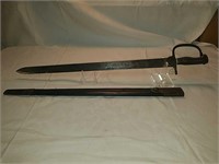 Rare UK volunteer Baker bayonet with Scabbard