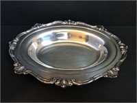 3 Silver Colored Oval Serving Dishes