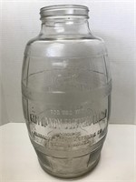 Vintage Gem Dandy Butter Churn Glass Barrel 5Gal