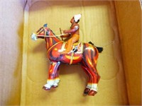 Wind up tin horse toy