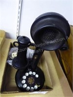 Antique candle stick phone