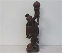 Antique Chinese rootwood carving of a Scholar