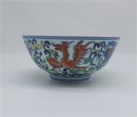 Chinese porcelain Phoenix bowl