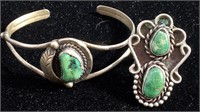 Native American Wire Cuff Bracelet & Ring, 24.7g