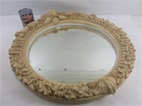 Miroir rond thème marin - Sea themed round mirror