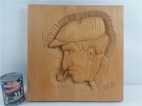 Bas-relief en bois sculpté Roland low relief