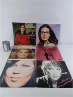 6 vinyles dont Nana Mouskouri