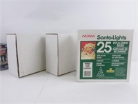 3 boîtes de 25 ampoules Santa-Lights Noma