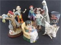 7 statuettes en céramique - Ceramic statuettes