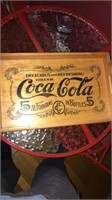Wood Coke tray