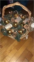 Christmas basket.