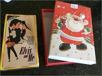 X MAS BOX AND ELVIS AND ME VHS