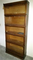 Five Stack Antique Lawyer Bookcase