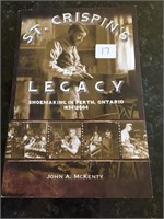ST CRISPINS LEGACY - PERTH, ONTARIO BOOK