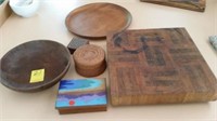 Collection of Wooden Items