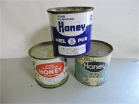 Canfield, Fisherville & Jarvis Honey Tins