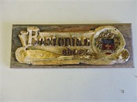 Bostonian Shoes Advertising Plate