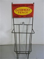 Ojibway Fence Advertising, 14"