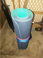 Yoga Mat; Blue/Green