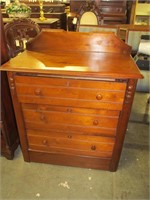 Three drawer Victorian chest