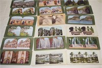 HUGE COLLECTION ANTIQUE STEREOVIEW CARDS !