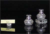 Sterling Salt And Pepper Non Weighted 1 3/8"H