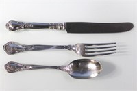 "Chantilly" Sterling Silver By Gorham 3 Piece