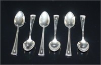 Six Sterling Teaspoons Galt And RRO