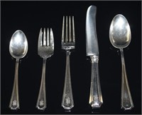 "Fairfax" Durgin Sterling Silver 5 Place Setting