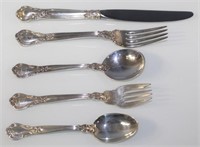 "Chantilly" Sterling Silver By Gorham 5 Piece Set