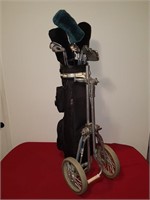 Golf Clubs / Golf Bag / Golf Cart w/2 Right Handed