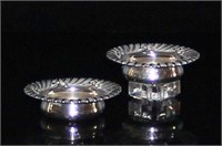 Two Sterling Nut Cups 3"W 58.6 Grams