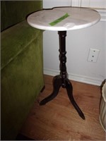 Marble top table-as is