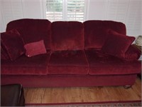 Red Cloth couch-nice
