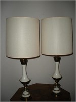 Pair of Lamps 38" Tall