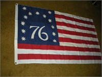 "76" American Flag 34 x 56