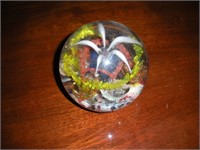 Glass Paperweight 4 " Tall