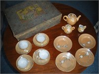Vintage Kiddiejoy Childs Tea Set w/ Original Box